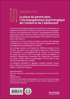La place du parent dans l'accompagnement psychologique de l'enfant et de l'adolescent