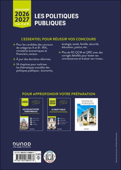 Les politiques publiques 2026-2027