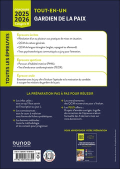Concours Gardien de la paix 2025-2026 -Tout-en-un
