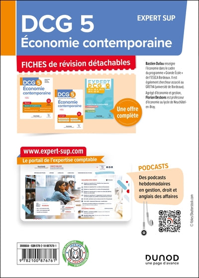 DCG 5 Economie contemporaine - Fiches de révision