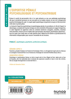 Aide-mémoire - L'expertise pénale psychologique et psychiatrique