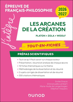 Tout-en-fiches - Prépas scientifiques Français-philosophie - 2026-2027