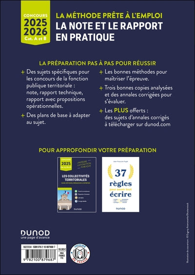 La note et le rapport en pratique