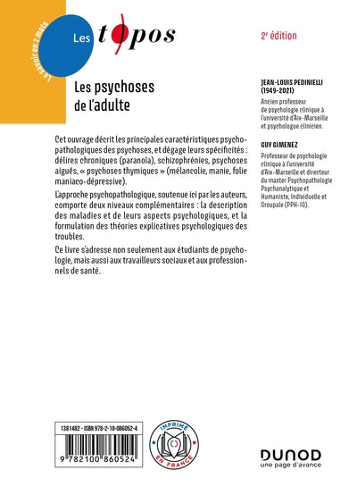 Les psychoses de l'adulte