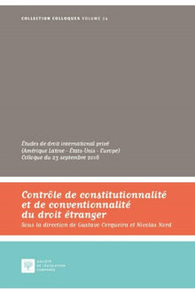 Controle de constitutionnalite et de conventionnalite du droit etranger