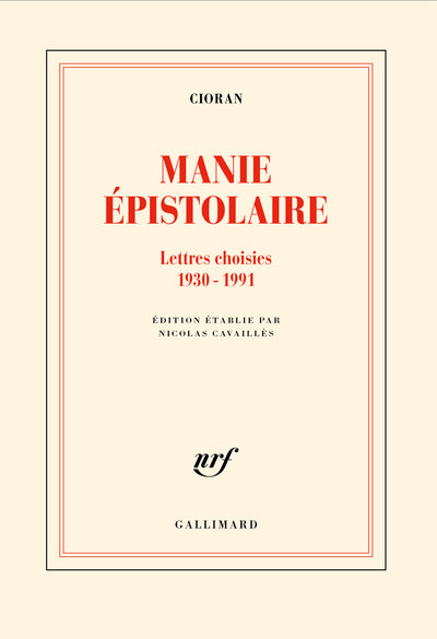 Manie épistolaire