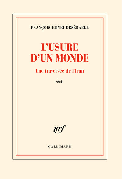 l'usure d'un monde