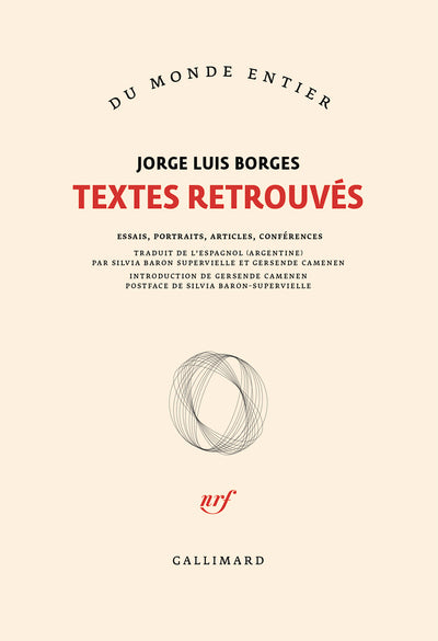 Textes retrouvés