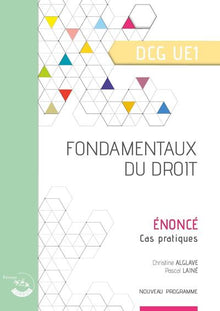 Fondamentaux du droit - Énoncé: Cas pratiques. DCG UE1