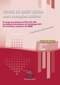 Fiches de droit social avec exemples chiffrés