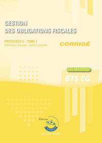 Gestion des obligations fiscales - Tome 1 - Corrigé