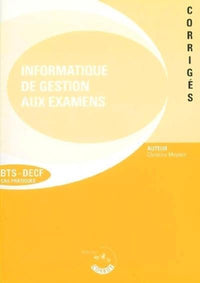 L'informatique de gestion aux examens - Pochette