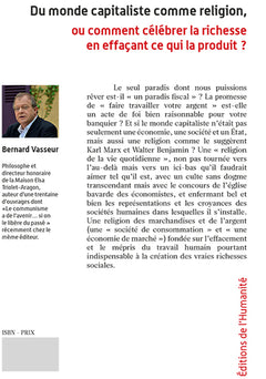 Du monde capitaliste comme religion