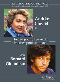 Textes pour un poème, Poèmes pour un texte