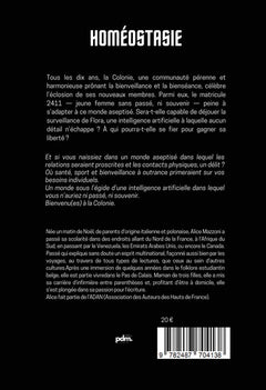 Homéostasie: Une dystopie glaçante, un monde régi par l'intelligence artificielle, young adult