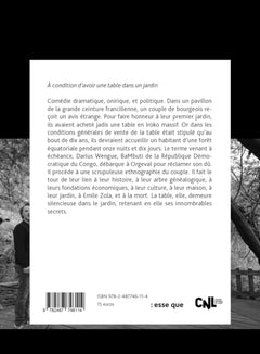 À condition d'avoir une table dans un jardin