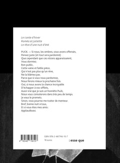 Le rêve d’une nuit d’été, le Conte d’Hiver Roméo et Juliette