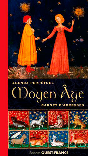 Agenda perpétuel et carnet d'adresses du Moyen Âge