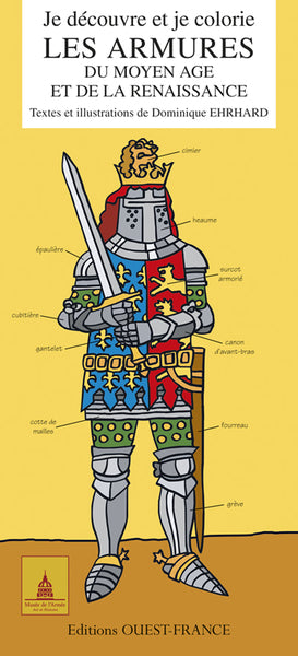 Je découvre et je colorie les armures du Moyen Age...