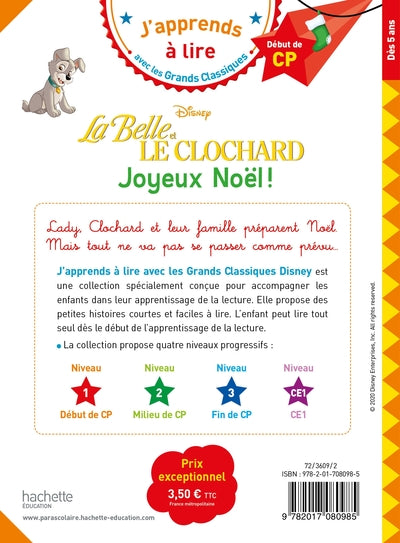 La Belle et le Clochard Joyeux Noël, CP Niveau 1