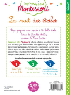 La nuit des étoiles, niveau 2 - J'apprends à lire Montessori