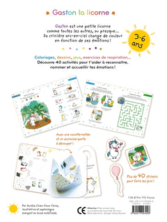 Gaston la licorne - Mon cahier d'activités pour me sentir bien
