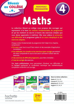 Réussir au collège - Maths 4e