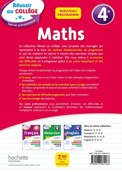 Réussir au collège - Maths 4e