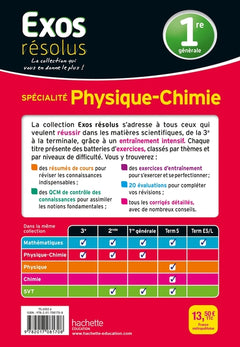 Exos résolus spécialité physique-chimie 1re