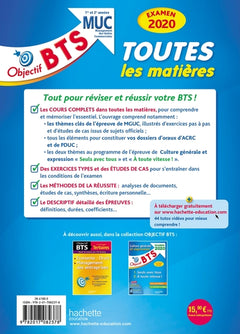 Objectif BTS MUC 2020