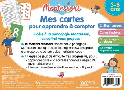 Montessori mes cartes pour apprendre à compter 3-6 ans