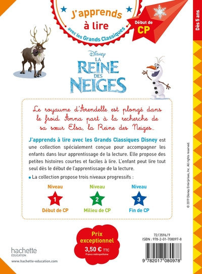 La Reine des Neiges, CP Niveau 1
