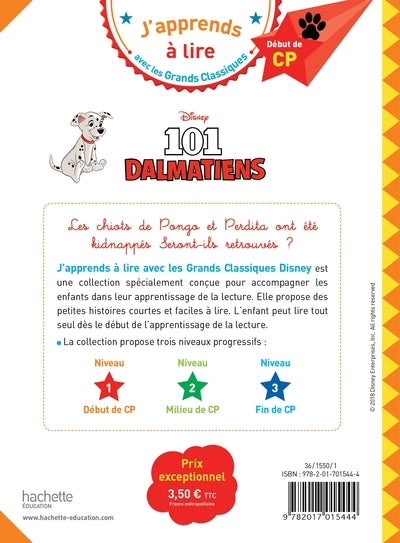 Les 101 dalmatiens, CP Niveau 1