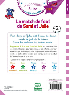 Sami et Julie CE1 Le match de foot de Sami et Julie