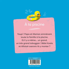 Bébé Koala à la piscine