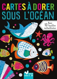 Cartes à dorer - Sous l'océan