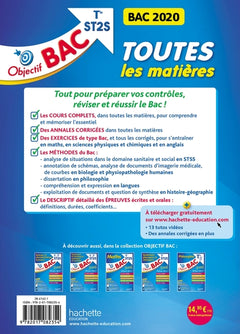 Objectif Bac 2020 Toutes les matières Term ST2S