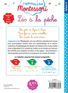 Léo à la pêche, niveau 3 - J'apprends à lire Montessori