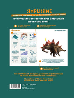 Le livre pour tout savoir sur les dinosaures le + facile du monde