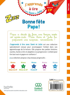Sami et Julie CP Niveau 1 Bonne fête Papa