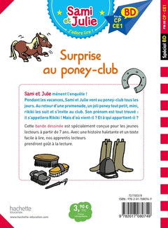 Sami et Julie BD : Surprise au poney club !