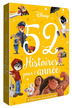 DISNEY - 52 Histoires pour l'année - Héros et Aventures: Héros et Aventures