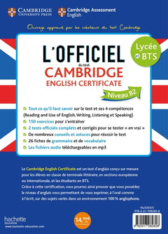 Le guide officiel du test Cambridge English Certificate (Niveau B2)