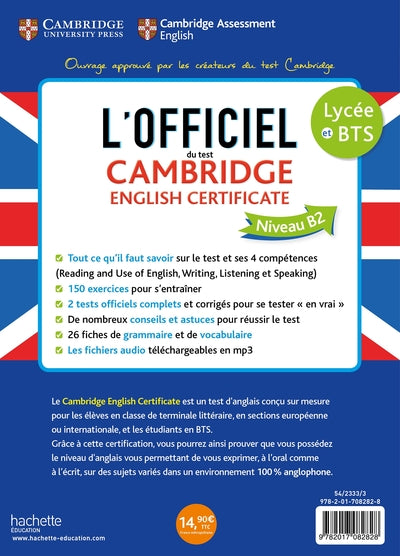Le guide officiel du test Cambridge English Certificate (Niveau B2)