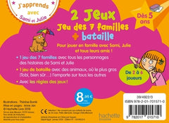 J'apprends avec Sami et Julie : Jeu des 7 familles + bataille