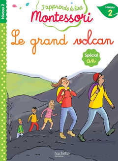 Le grand volcan, niveau 2 - J'apprends à lire Montessori
