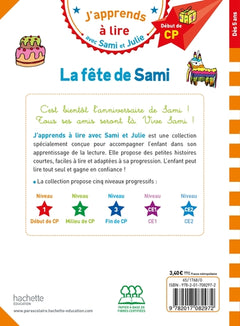 Sami et Julie CP Niveau 1 La fête de Sami