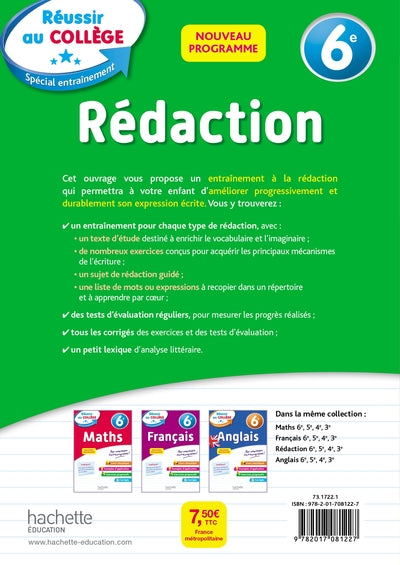 Réussir au collège - Rédaction 6e