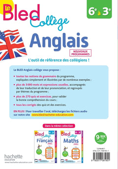 Bled Anglais Collège