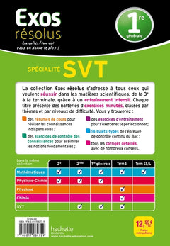 Exos Résolus - Spécialité SVT 1ère